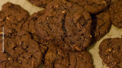 double choclate cookies