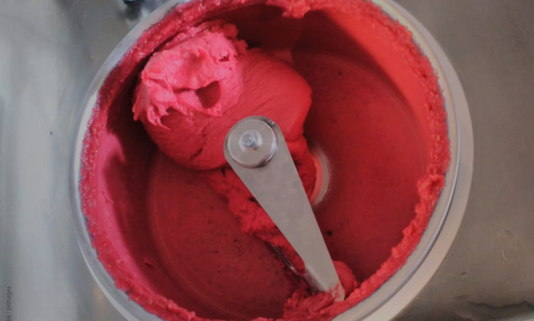 Erdbeer-Sorbet-Eis selber machen